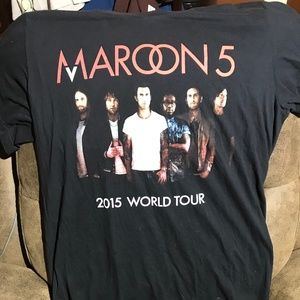 2015 World Tour Maroon 5 Concert Shirt